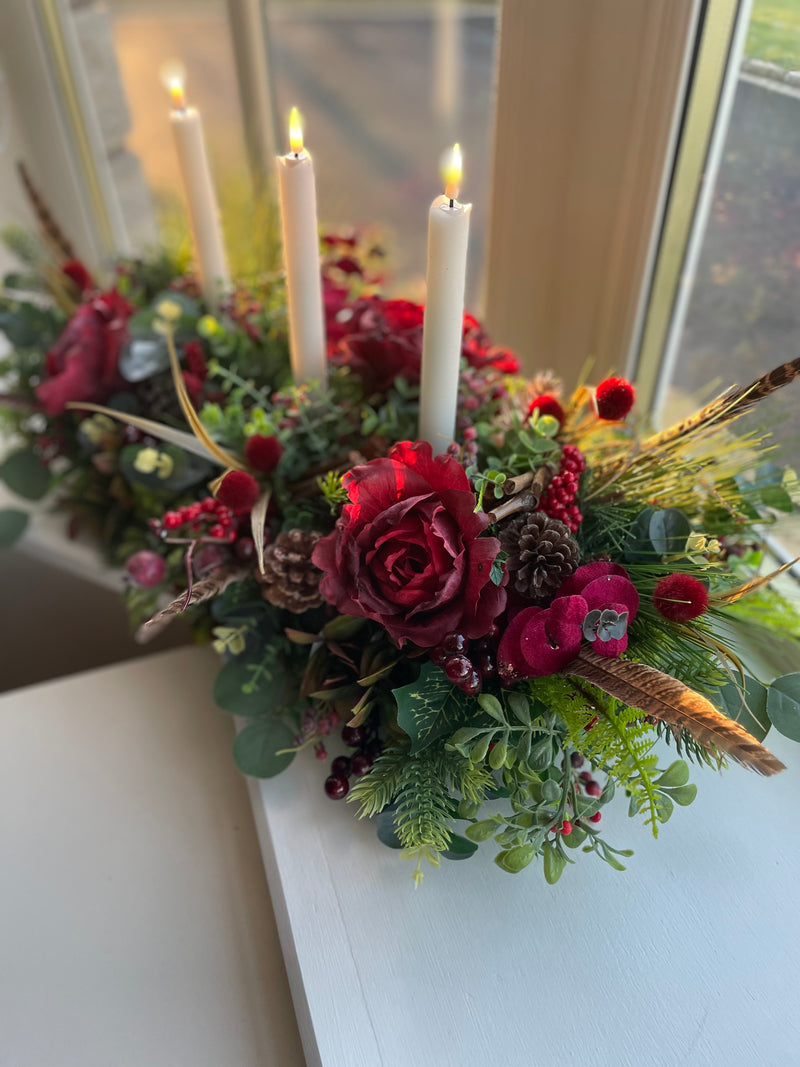 Winter Floral Centrepiece