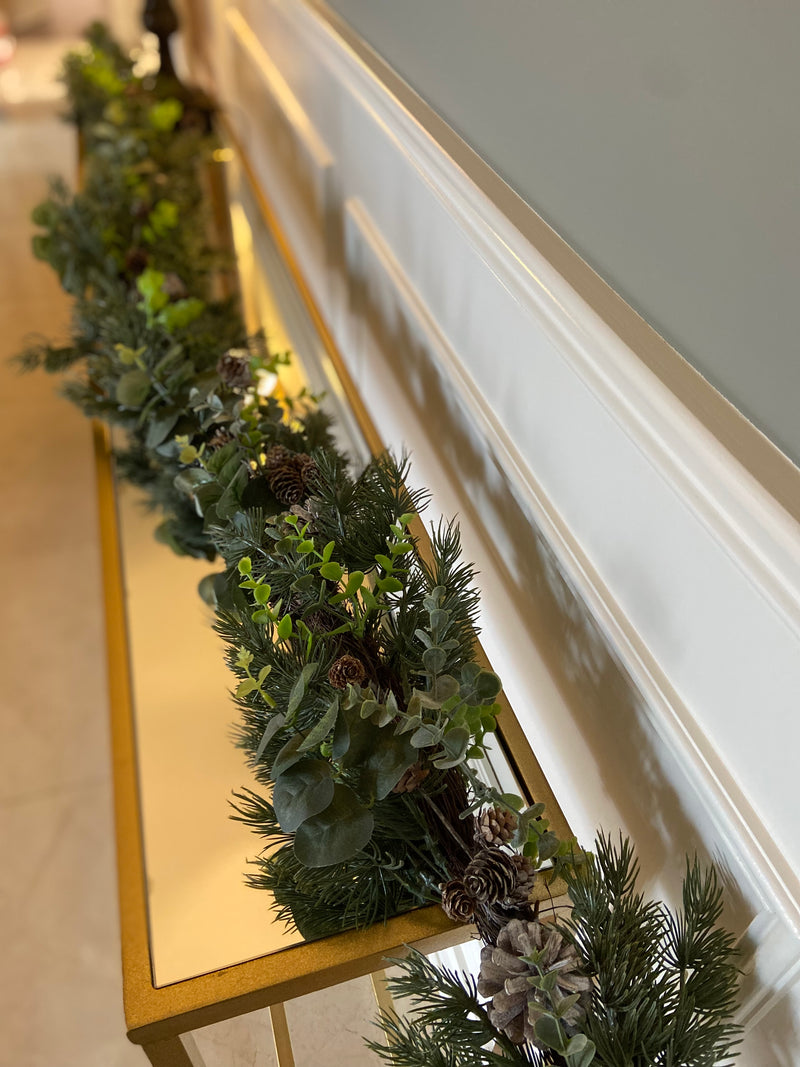 Eucalyptus & Pine Cone Garland 180cm