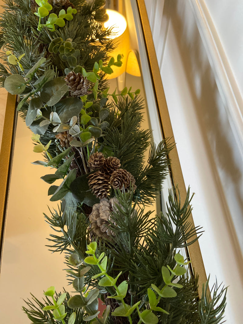 Eucalyptus & Pine Cone Garland 180cm